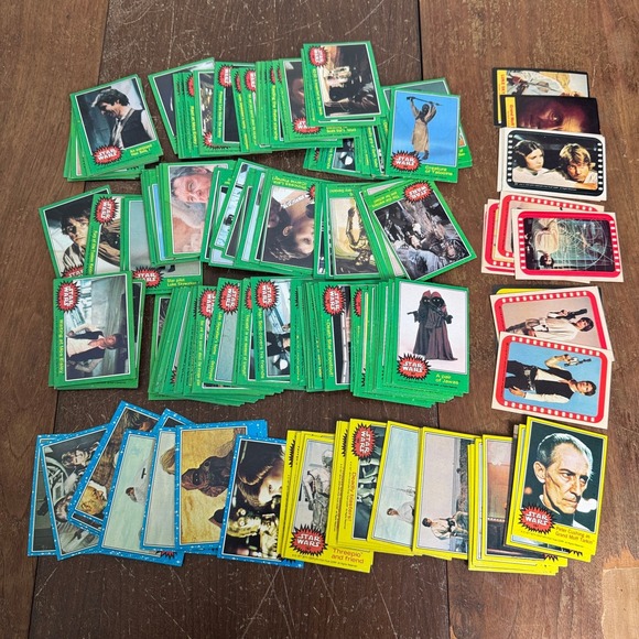 200+ VINTAGE 1970s Star Wars Trading Cards &‎ Stickers 20th Century Fox - Picture 1 of 8